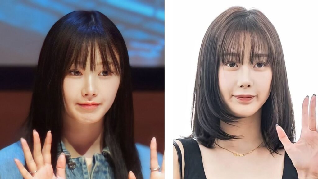 ジゼル2024年と2025年の目の比較画像