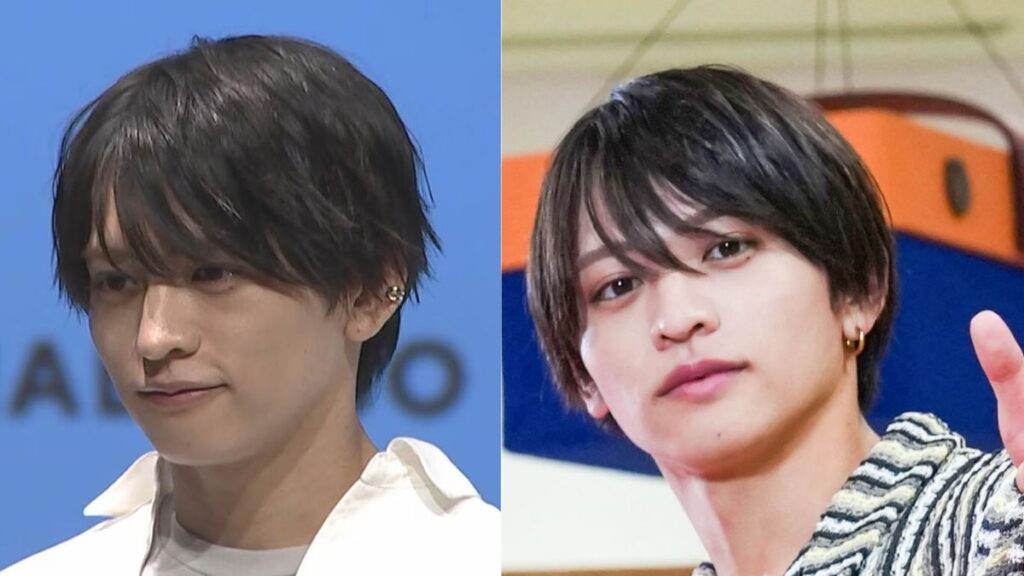 （左）鼻筋が綺麗な猪俣周杜（右）顔がハッキリ写っている猪俣周杜