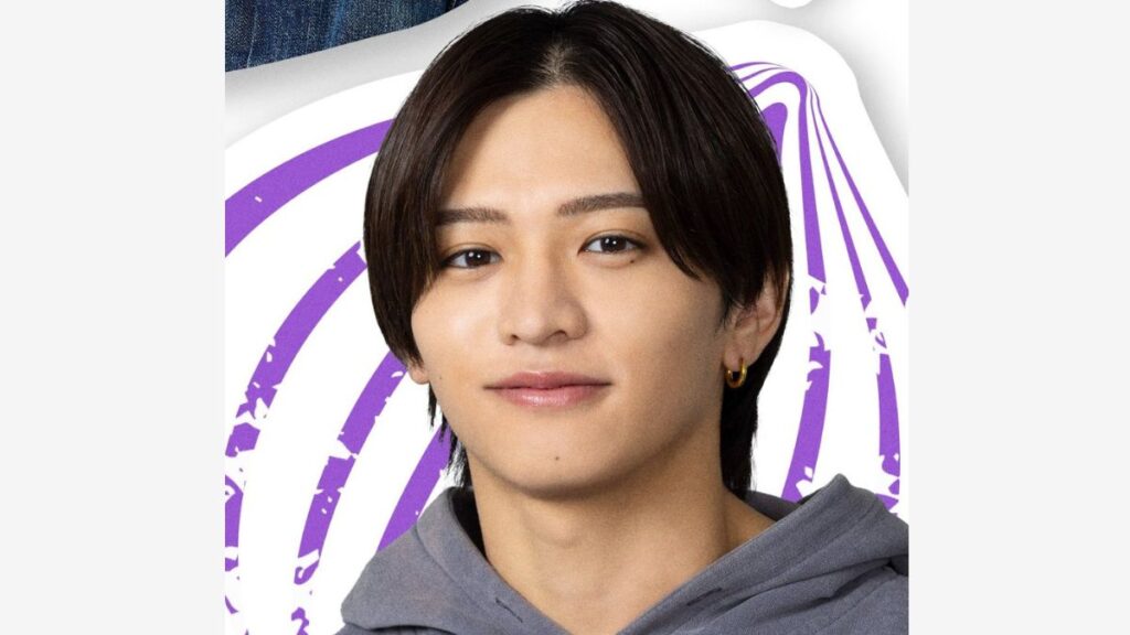 紫の絵の背景の猪俣周杜